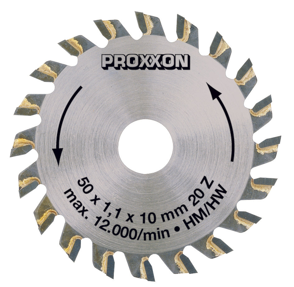 Carbide tipped blade, 50 mm diameter (20 teeth)