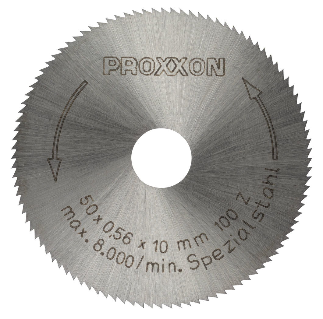 Spring steel saw blade, 50 mm diameter (100 teeth)