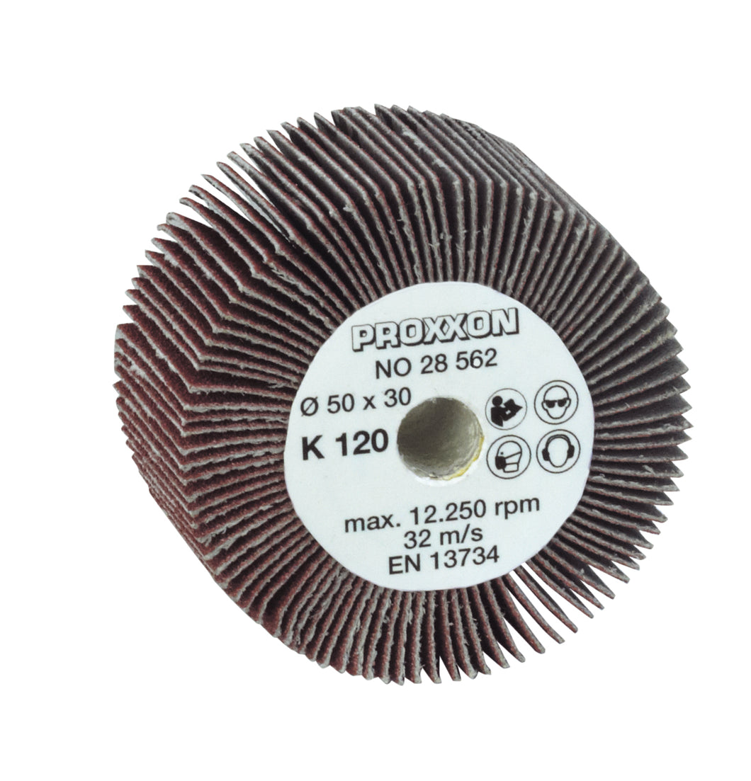 Grinding mop cylinder for cylinder sanders WAS/E + WAS/A, 120 grit, 2 pcs.