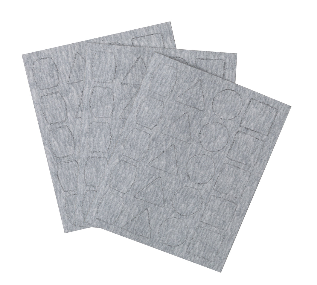 Sandpaper for the PS 13, 240 grit, 3 sheets