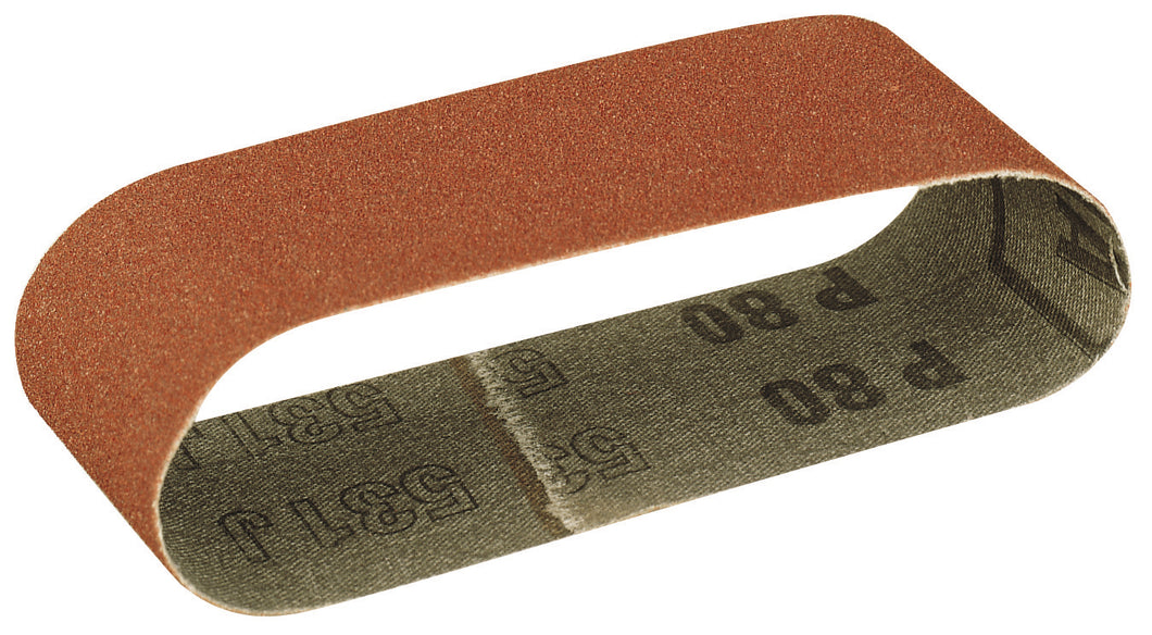 Corundum sanding belts for BBS/S, grit 80, 5 pcs.